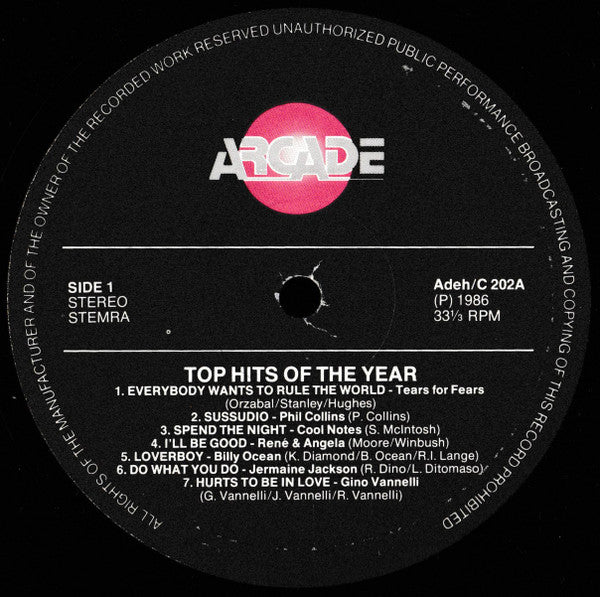 Various : Top Hits Of The Year (2xLP, Comp, Gat)
