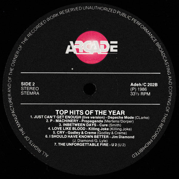 Various : Top Hits Of The Year (2xLP, Comp, Gat)