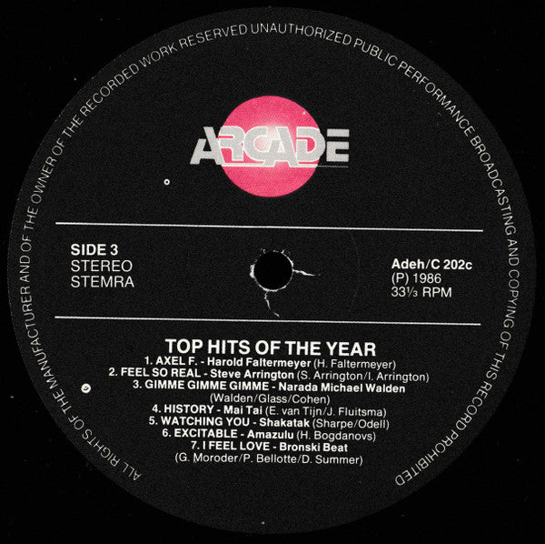 Various : Top Hits Of The Year (2xLP, Comp, Gat)