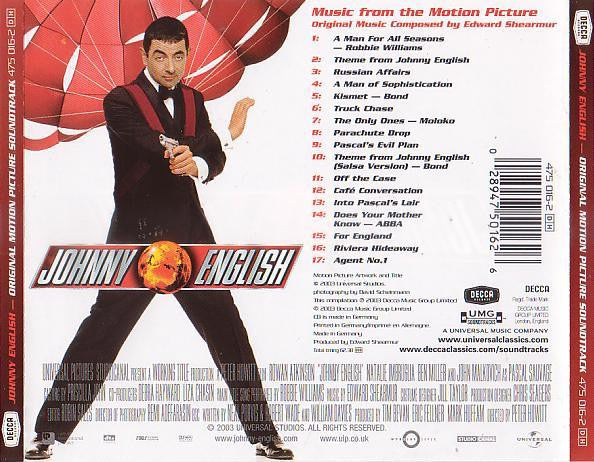 Edward Shearmur, Various : Johnny English (Original Motion Picture Soundtrack) (CD, Comp)