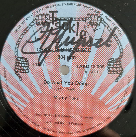 Mighty Duke : Do What You Doing (12")
