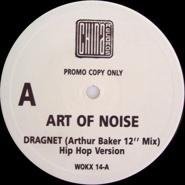 The Art Of Noise : Dragnet (Arthur Baker 12" Mix) (Hip Hop Version) (12", Promo)