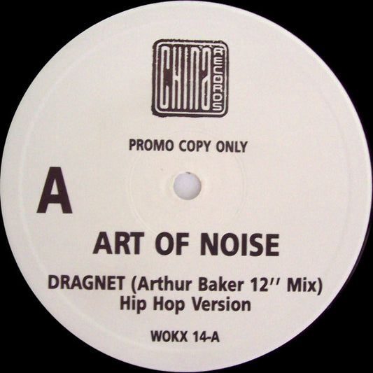 The Art Of Noise : Dragnet (Arthur Baker 12" Mix) (Hip Hop Version) (12", Promo)