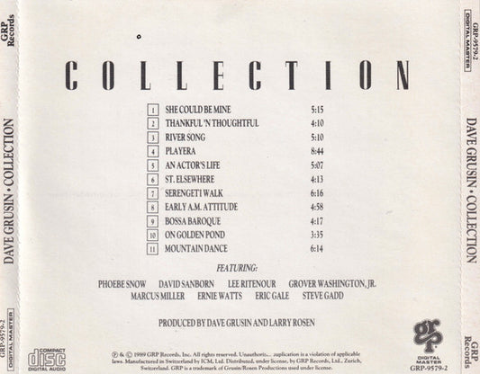 Dave Grusin : Collection (CD, Comp)