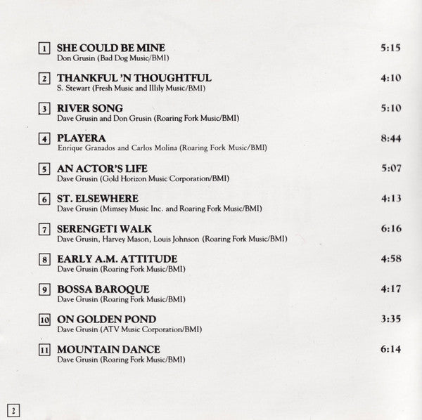Dave Grusin : Collection (CD, Comp)