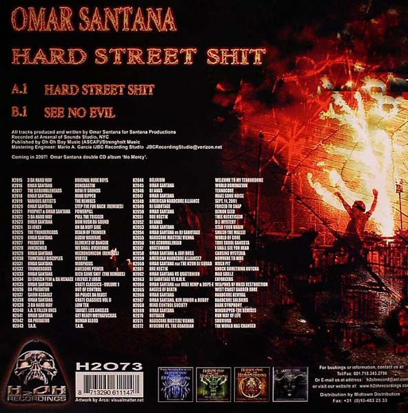 Omar Santana : Hard Street Shit (12")
