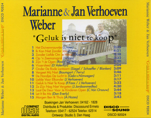 Marianne Weber & Jan Verhoeven : Geluk Is Niet Te Koop (CD, Album)