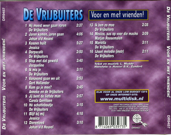 Various : De Vrijbuiters - Voor En Met Vrienden! (CD, Comp)