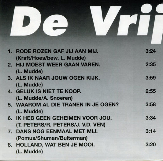 De Vrijbuiters : Rode Rozen Gaf Jij Aan En 15 Andere Grote Hits (CD)