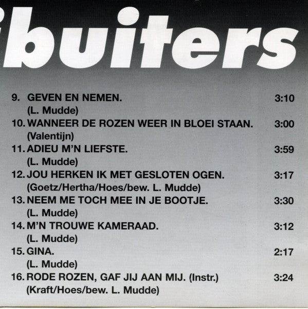 De Vrijbuiters : Rode Rozen Gaf Jij Aan En 15 Andere Grote Hits (CD)