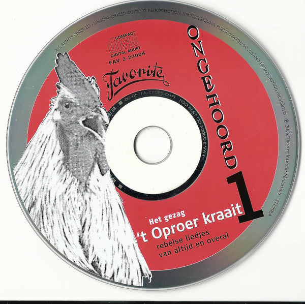 Various : 't Oproer Kraait (Rebelse Liedjes Van Altijd En Overal) (4xCD, Album)