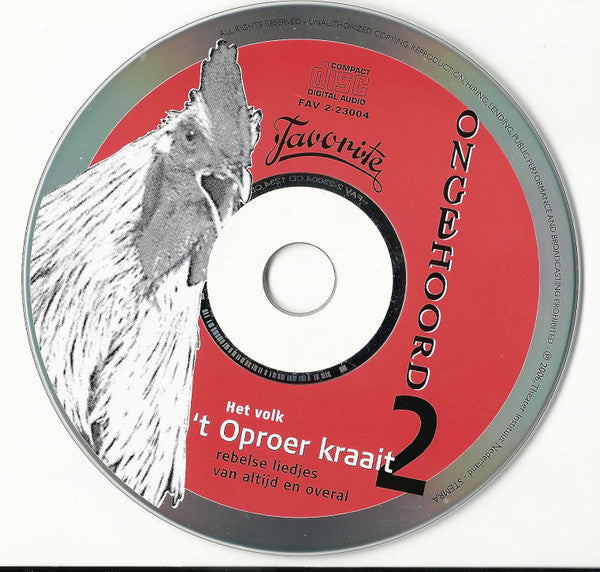 Various : 't Oproer Kraait (Rebelse Liedjes Van Altijd En Overal) (4xCD, Album)