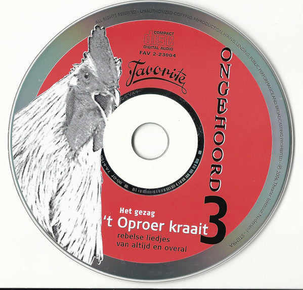 Various : 't Oproer Kraait (Rebelse Liedjes Van Altijd En Overal) (4xCD, Album)