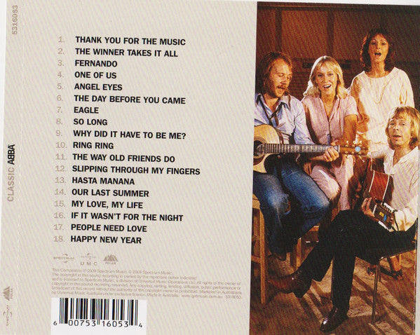 ABBA : Classic ABBA (CD, Comp, RE)