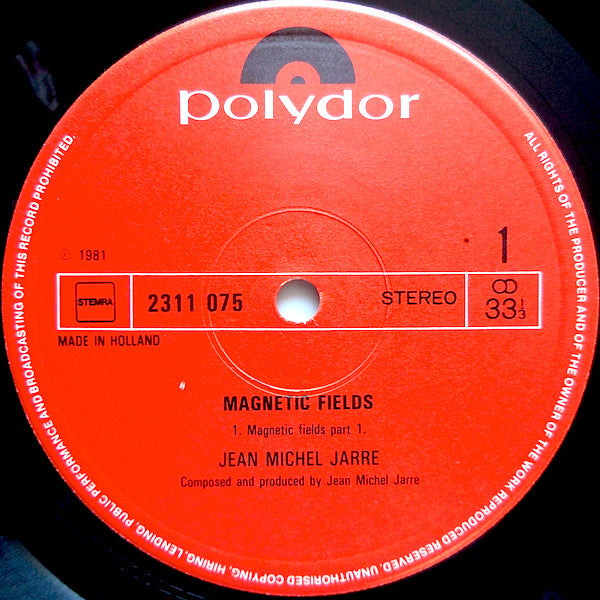 Jean-Michel Jarre : Magnetic Fields (LP, Album)