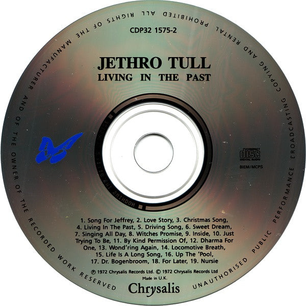 Jethro Tull : Living In The Past  (CD, Album, Comp, RE, RM)