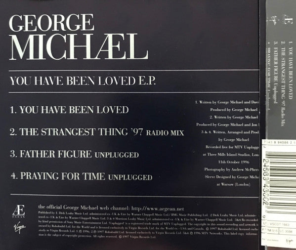 George Michael : You Have Been Loved E.P. (CD, EP)