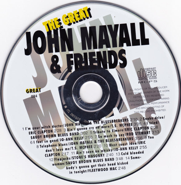 Various : The Great John Mayall & Friends (CD, Comp)