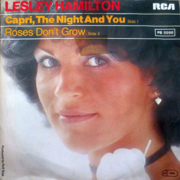 Lesley Hamilton : Capri, The Night And You (7", Single)