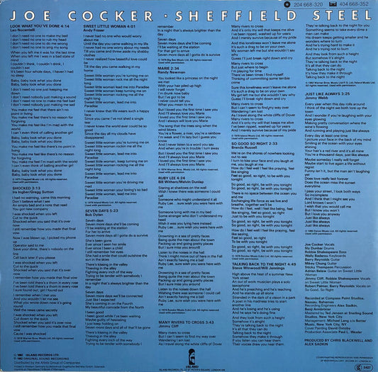 Joe Cocker : Sheffield Steel (LP, Album)