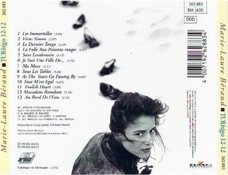 Marie-Laure Béraud : TURbigo 12-12 (CD, Album)