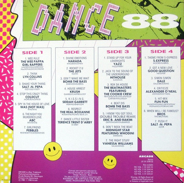 Various : Dance 88 (2xLP, Comp)