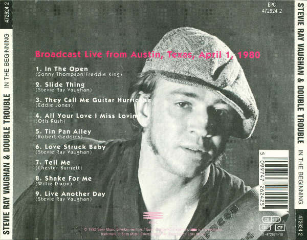 Stevie Ray Vaughan & Double Trouble : In The Beginning (CD, Album)