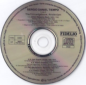Sergio Tiempo : Recital In The Concertgebouw Amsterdam (CD, Album)
