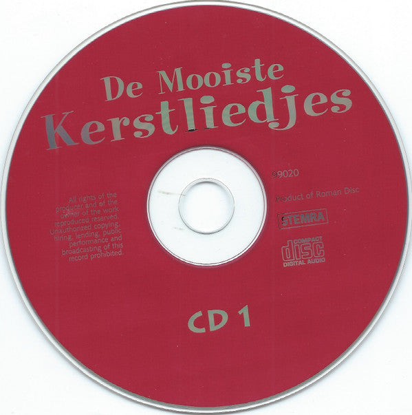Unknown Artist : De Mooiste Kerstliedjes (2xCD, Album)