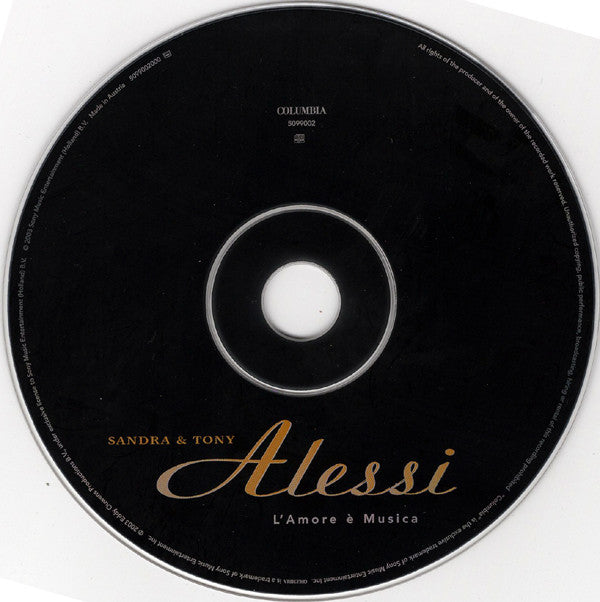 Sandra Alessi & Tony Alessi : L'Amore E Musica (CD, Album, Sli)