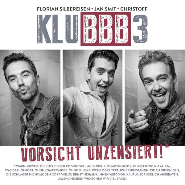 Klubbb3 : Vorsicht Unzensiert!* (CD, Album)