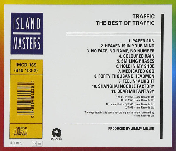 Traffic : Best Of Traffic (CD, Comp)