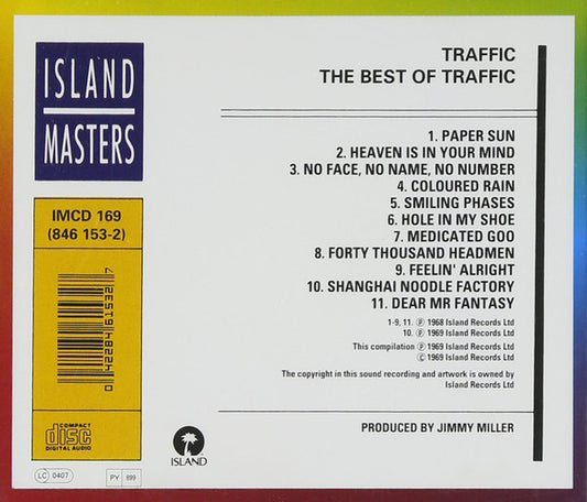 Traffic : Best Of Traffic (CD, Comp)