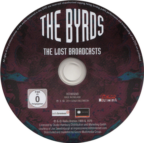 The Byrds : The Lost Broadcasts (DVD, NTSC)
