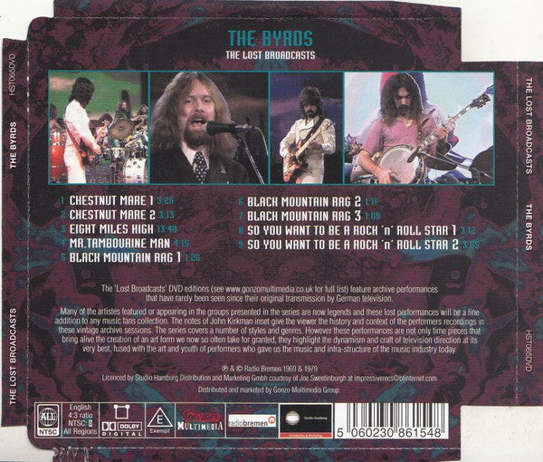 The Byrds : The Lost Broadcasts (DVD, NTSC)