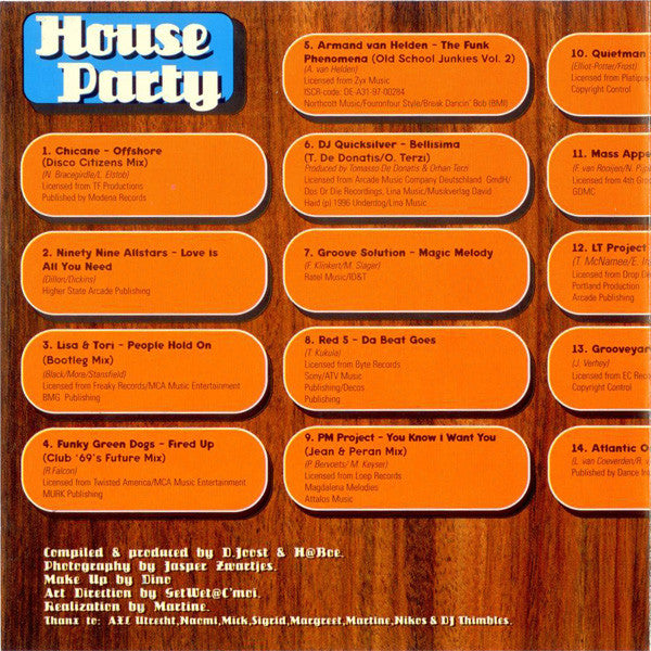 Various : House Party '97 Vol. 1 (CD, Comp, Mixed)