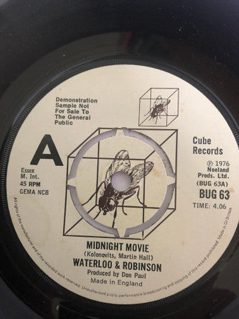 Waterloo & Robinson : Midnight Movie / Carry On (7", Promo)