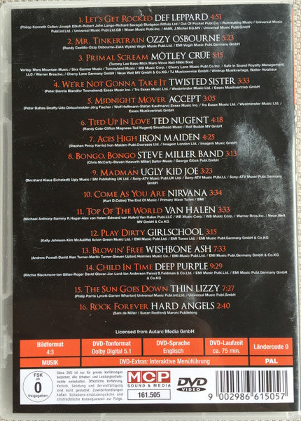Various : Rock Tops Vol. 1 (DVD-V, Comp)