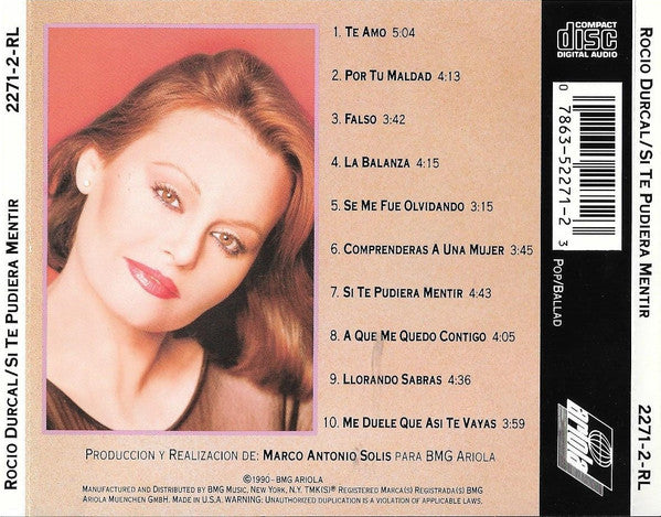 Rocío Dúrcal : Si Te Pudiera Mentir (CD, Album)