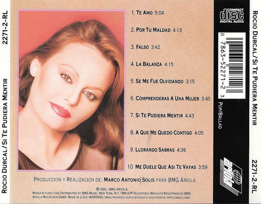 Rocío Dúrcal : Si Te Pudiera Mentir (CD, Album)