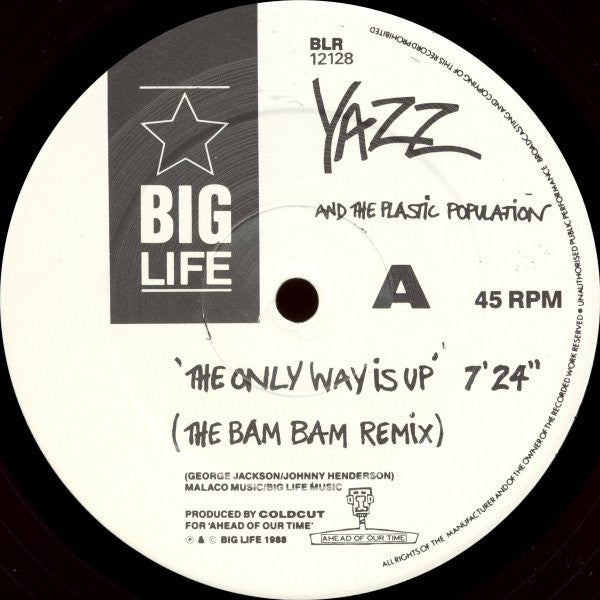 Yazz And The Plastic Population : The Only Way Is Up (The Bam Bam Remixes) (12")