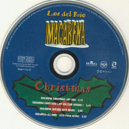 Los Del Rio : Macarena Christmas (CD, Maxi)