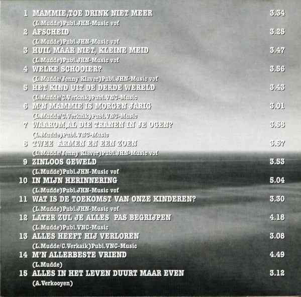 De Vrijbuiters : Zingen Hun Mooiste Smartlappen (CD, Album)