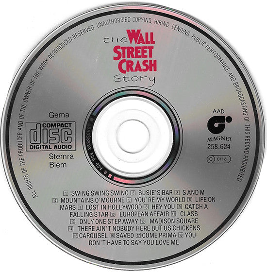 Wall Street Crash : The Wall Street Crash Story (CD, Comp)