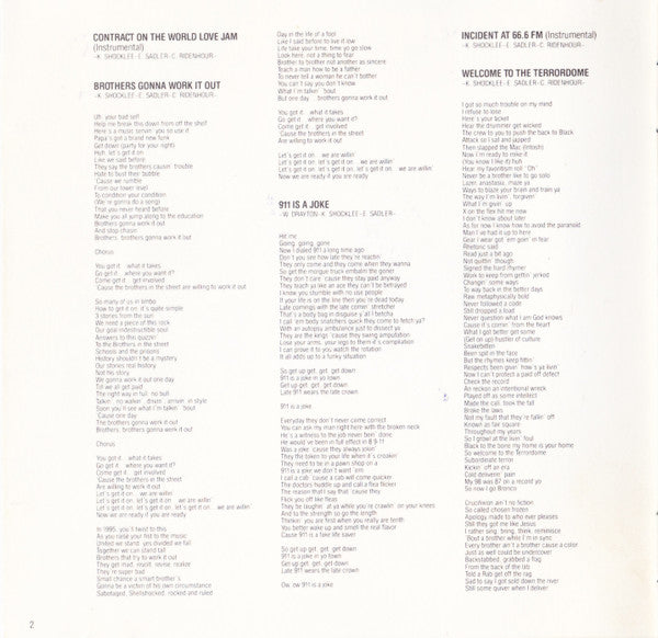 Public Enemy : Fear Of A Black Planet (CD, Album)