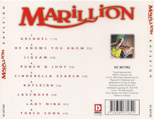 Marillion : Kayleigh (CD, Comp)