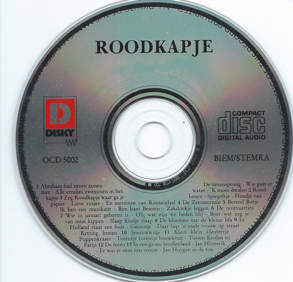 Unknown Artist : Roodkapje - 1 Uur Kinderliedjes En Verhalen (CD, Album)