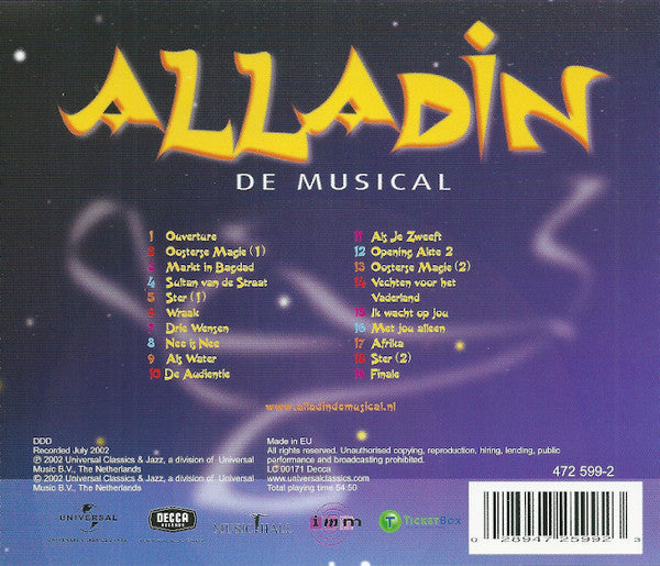 Various : Alladin De Musical (CD, Album)