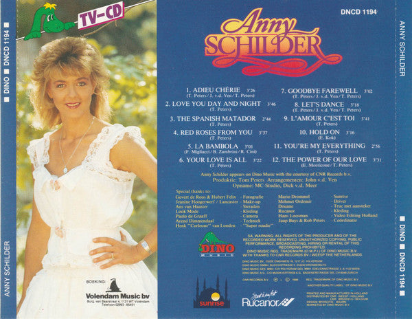 Anny Schilder : Anny Schilder (CD, Album)