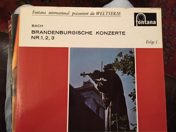 Johann Sebastian Bach - Basler Kammerorchester, Paul Sacher : Brandenburgische Konzerte Nr.1,2,3 (LP, Mono)